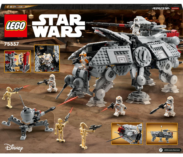 LEGO Star Wars 75337 Maszyna krocząca AT-TE - 1056703 - zdjęcie 10